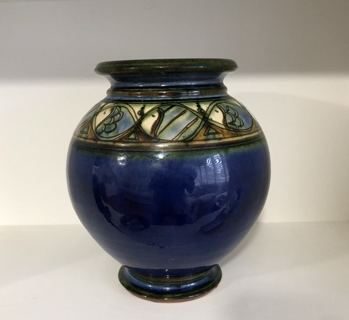 French pottery vase bowl - &,