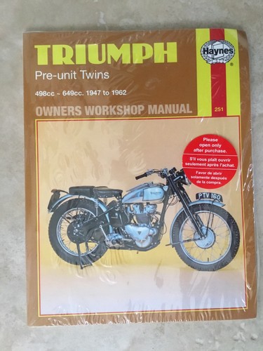 Triumph pre unit twins - pre-unit,