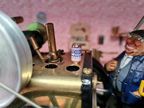 Budweiser beer can accessory