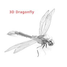 3D Dragonfly Metal Puzzle