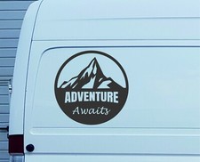 Adventure Awaits Decal Caravan