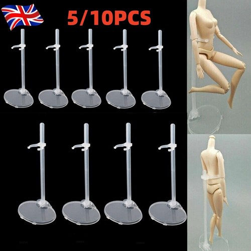 10pcs clear doll - doll, stand