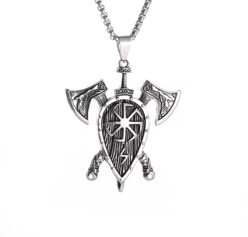 Viking double axe shield - &,