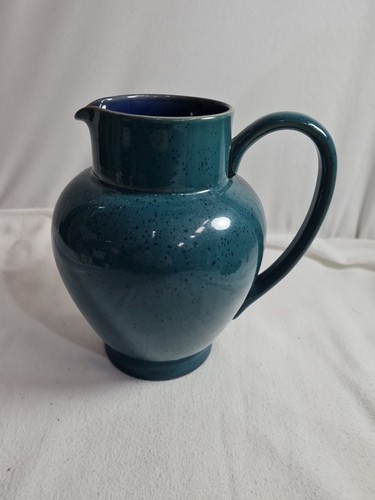 Denby pitcher jug green - pitcher, blue