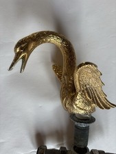 Sherle Wagner Gold Swan Faucet Antique Vintage Sink Spigot Hardware