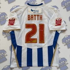 Match Worn Signed Danny Batth 2009/2010 Colchester United FC Home Shirt