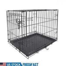 Single Door Folding Dog Crate
