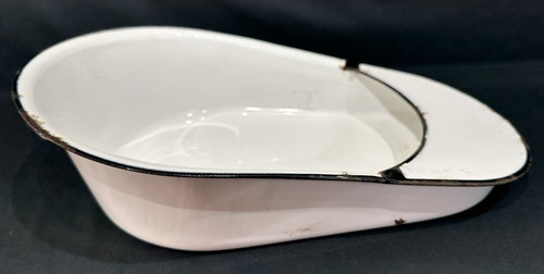 Vintage porcelain enamel open - enamel,