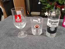 Trio Of Pint Glasses Used
