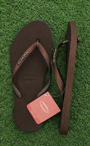 Brown havaianas crystal - brown,