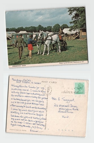 Postcard edenbridge show - postcard,