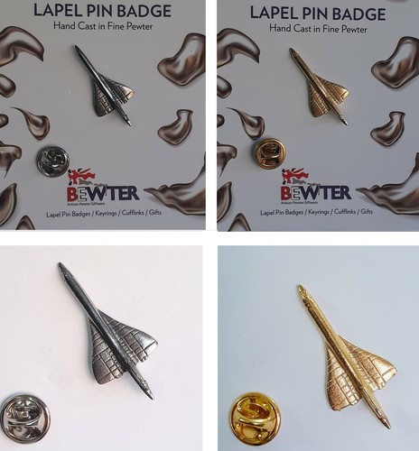 Concorde lapel pin badge ba - badge.,