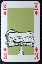 1 x playing card Robin Cook