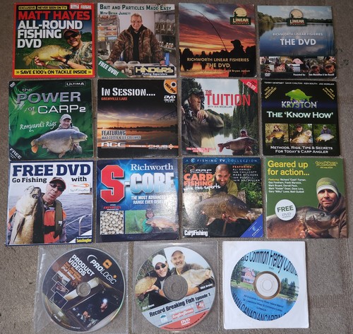 Fishing dvd bundle - 15,