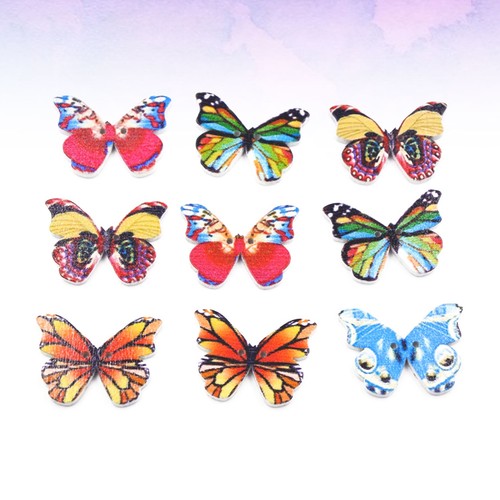 100pcs wooden buttons for - buttons,
