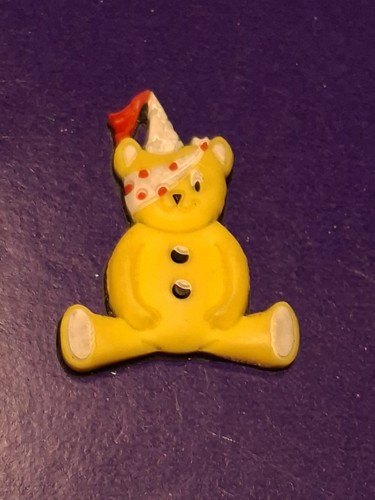 Pudsey bear party hat pin - bear,