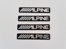 4 x Compatible with Alpine Speaker Badge replacement