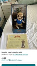 Bogdan Meerkat Plush Toy Boxed