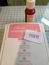 Stampin Up Ink Pad And Refill Regal Rose
