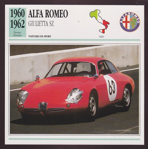 1960 1961 1962 alfa - 1960, romeo