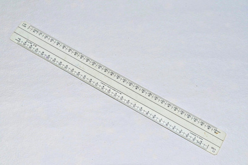 Vintage scale rule - scale,