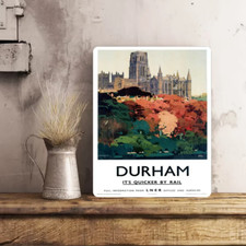 DURHAM SIGN PLAQUE Vintage