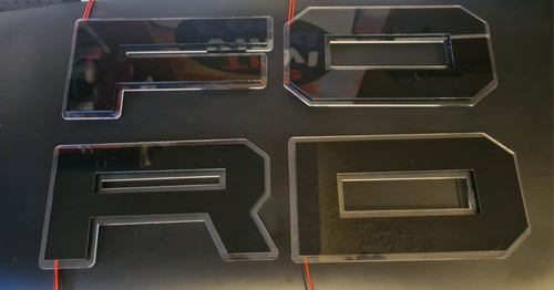 Light ford grill - up,