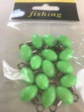 15 luminous glow in the dark pulley beads