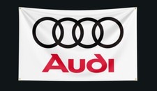 AUDI Workshop/Mancave Advertising Fan Flag/Banner