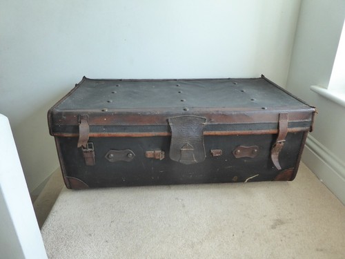 Large black vintage canvas - vintage, &