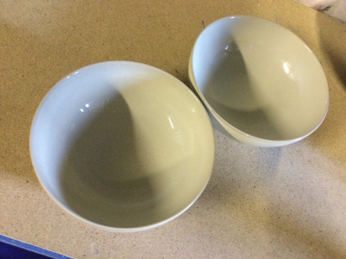 Denby linen coupe - linen, bowls