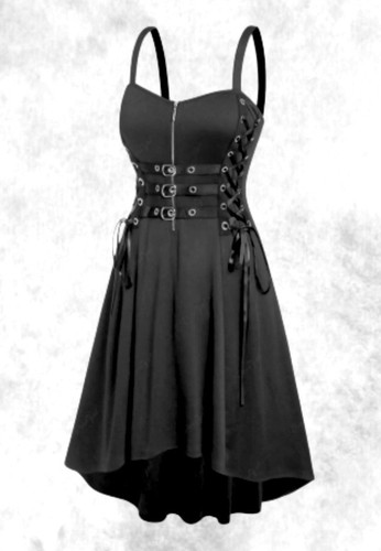 New black gothic - half, zip