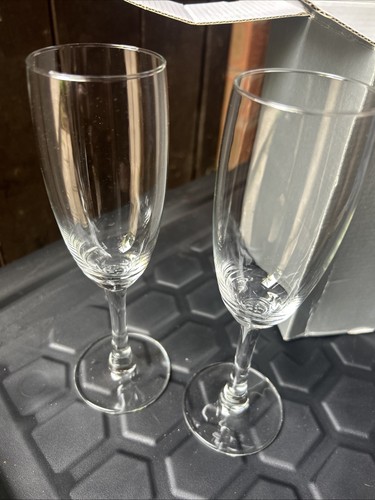 New champagne flutes - 6, still