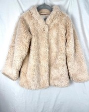 M&S Age 4-5 Girls Cream Faux