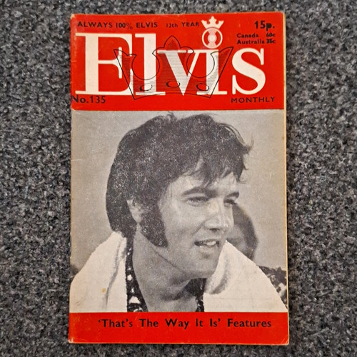 Elvis monthly issue 135 - elvis, april
