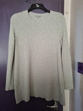 COS GREY TEXTURED COTTON