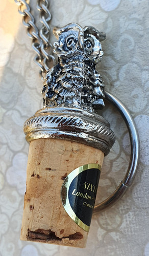 Sixtrees vintage pewter cork - pewter,
