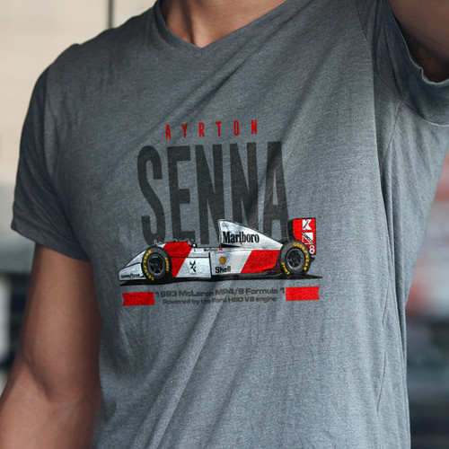 Shirt retro senna mclaren - senna,