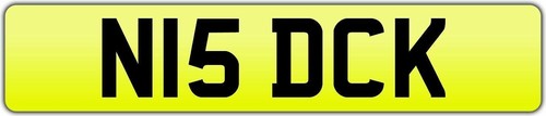 Very funny number plate - very,