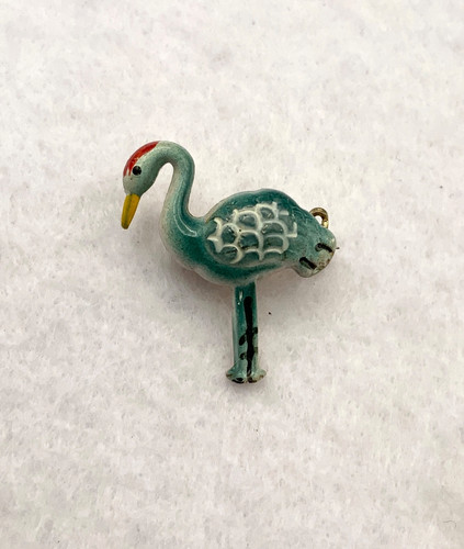 Vintage flamingo bird lucite - flamingo,