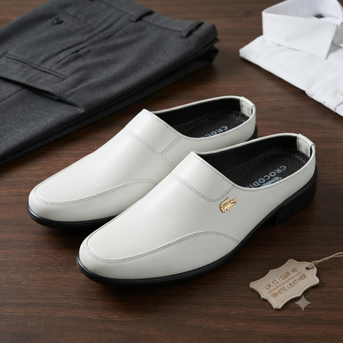 Mens white leather - white,