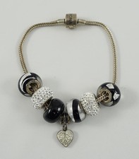 Sterling silver 7.75" Murano