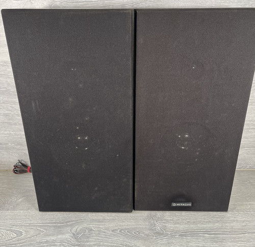 Hitachi wooden speakers - hitachi,
