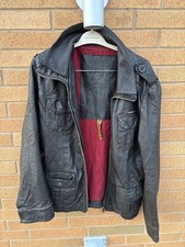 Superdry leather jacket