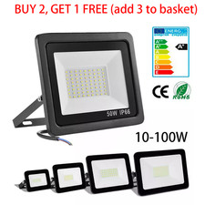 10-100W LED Floodlight Spot Security Flood Lights Light Outdoor Garden Lamp