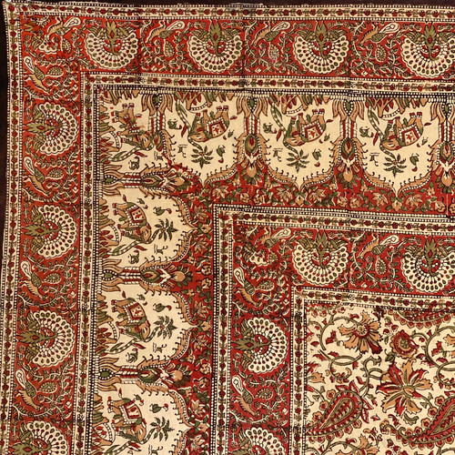 Elephants vintage kalamkari - elephants,