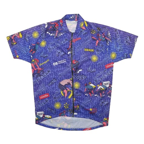 Mens blue graphic modern - blue,