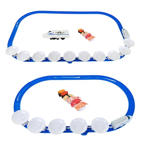 Sushi train set rotating table - rotating,