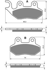Brake Disc Pads Front Goldfren