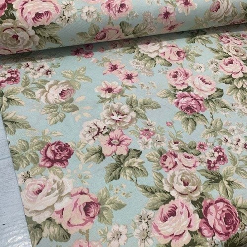 Roses upholstery fabric - roses,